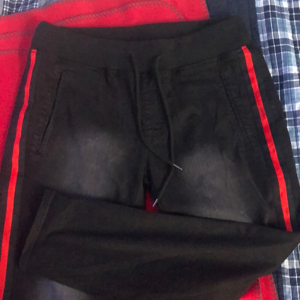 Large Drawstring Jeans